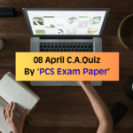 Daily Current Quiz by PCS Exam Paper